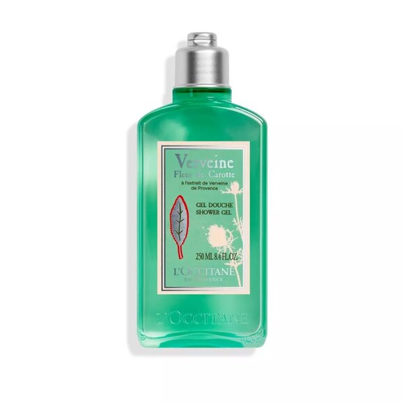 L'Occitane LIMITED EDITION Verbena Carrot Flower Shower Gel 250ml/8.4oz NEW